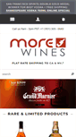 Mobile Screenshot of morewines.com